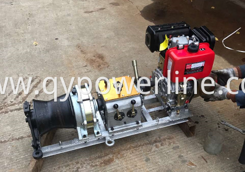 motorized winch machine